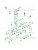 Rear Suspension pour Kawasaki Ninja ZX-9R