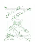 Swingarm pour Kawasaki Ninja ZX-9R