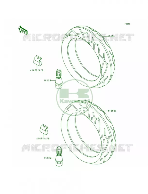 Tires Kawasaki MOTOS 600 1996 Ninja ZX-6  ZX600-E4