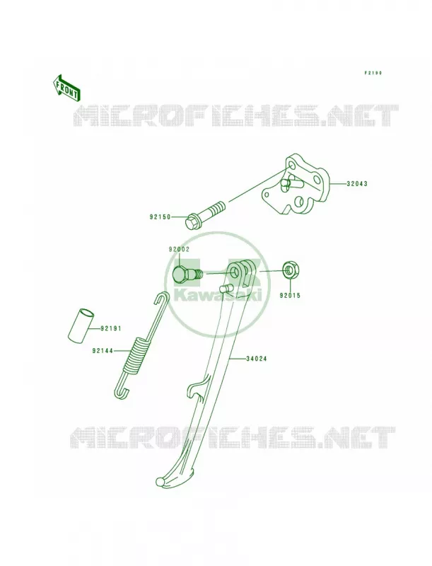 Stands Kawasaki MOTOS 600 1996 Ninja ZX-6R  ZX600-F2