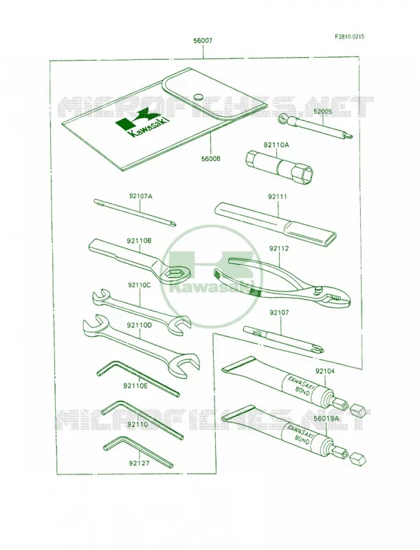 Owner's Tools Kawasaki MOTOS 600 1994 Ninja 600R  ZX600-C7