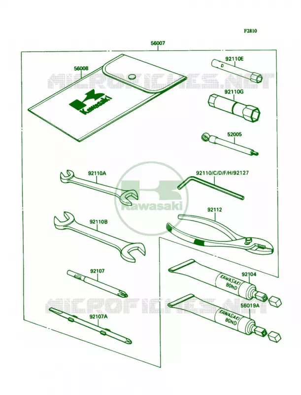 Tool Kawasaki MOTOS 1100 1993 Ninja ZX-11  ZX1100-C4