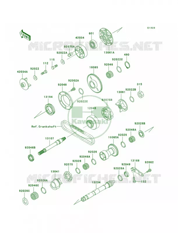Balancer Kawasaki MOTOS 1100 1993 Ninja ZX-11  ZX1100-D1