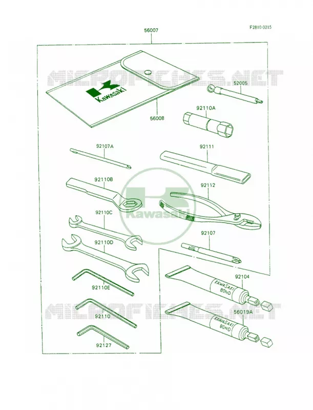 Owner's Tools Kawasaki MOTOS 600 1993 Ninja 600R  ZX600-C6