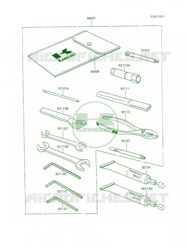 Owner's Tools Kawasaki MOTOS 600 1992 Ninja 600R  ZX600-C5