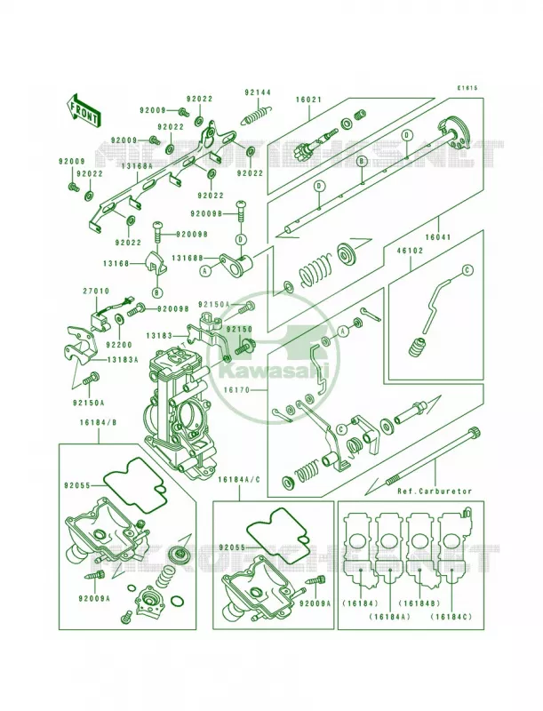 Accelerator Pump Kawasaki MOTOS 750 1992 Ninja ZX-7R  ZX750-K2