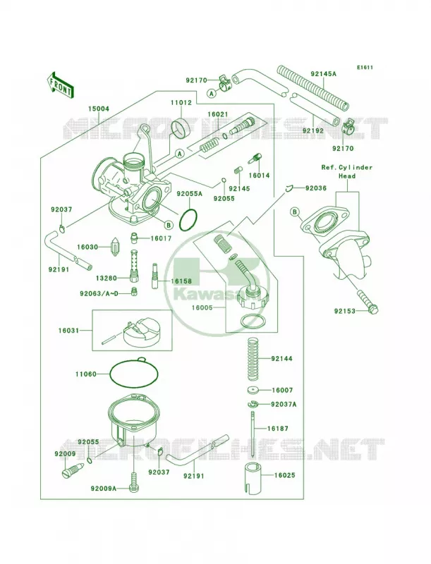 Carburetor Kawasaki MOTOS 110 2013 KLX110  KLX110CDF