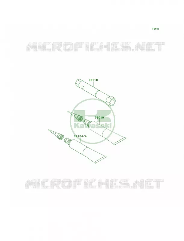 Owner's Tools Kawasaki MOTOS 110 2013 KLX110  KLX110CDF