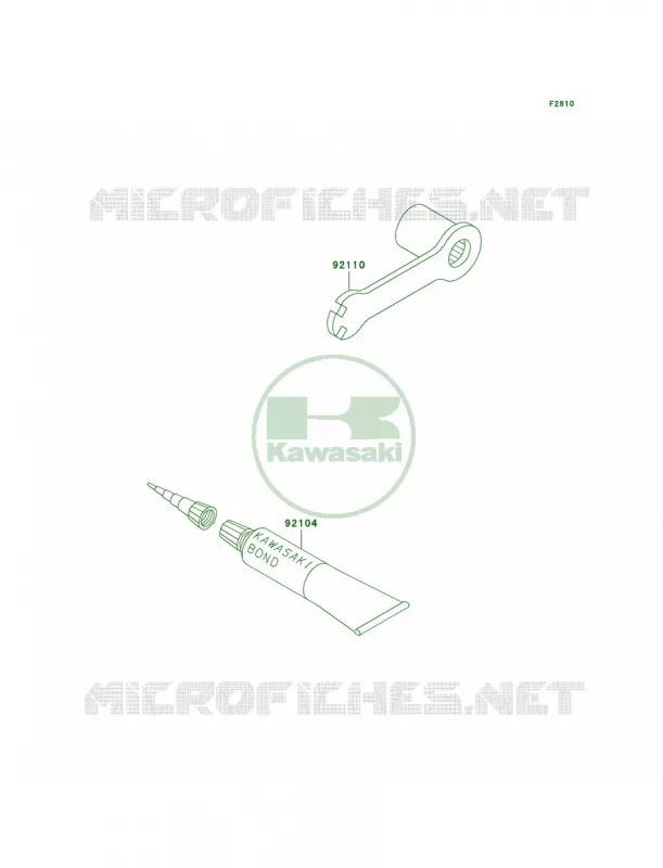 Owner's Tools Kawasaki MOTOS 200 2001 KDX200  KDX200-H7