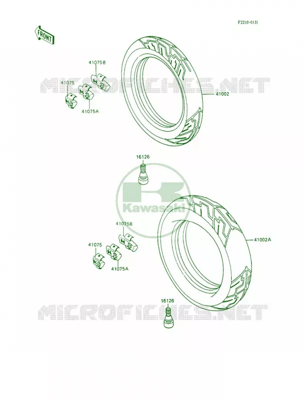 Tires Kawasaki MOTOS 600 1991 Ninja 600R  ZX600-C4