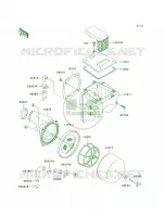 Air Cleaner pour Kawasaki KLX300R