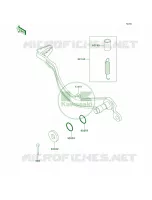 Brake Pedal pour Kawasaki KLX300R
