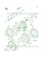 Clutch pour Kawasaki KLX300R