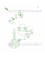 Crankshaft pour Kawasaki KLX300R