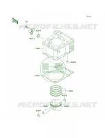 CylinderPistons pour Kawasaki KLX300R
