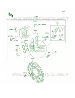 Front Brake pour Kawasaki KLX300R
