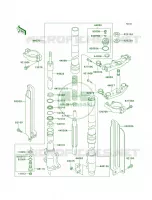 Front Fork pour Kawasaki KLX300R
