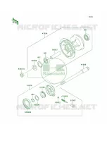 Front Hub pour Kawasaki KLX300R