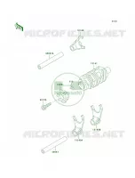 Gear Change DrumShift Forks pour Kawasaki KLX300R