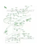 Handlebar pour Kawasaki KLX300R