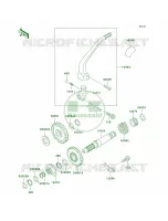Kickstarter Mechanism pour Kawasaki KLX300R