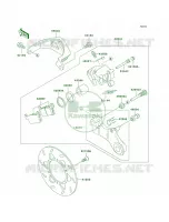 Rear Brake pour Kawasaki KLX300R