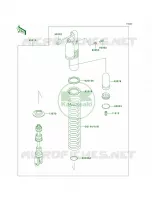 Shock Absorbers pour Kawasaki KLX300R