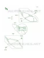 Side Covers pour Kawasaki KLX300R