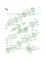 Transmission pour Kawasaki KLX300R