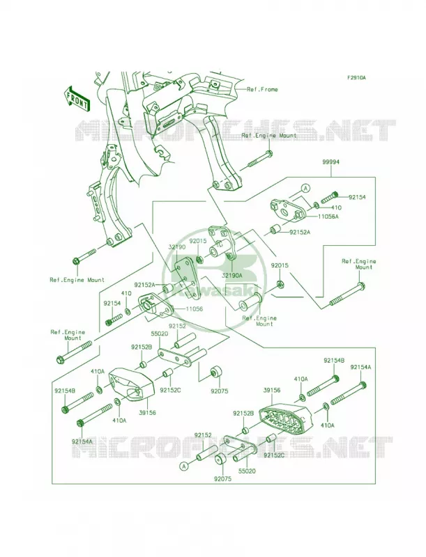 AccessoryEngine Guard Kawasaki MOTOS 650 2015 Ninja 650 ABS  EX650FFF