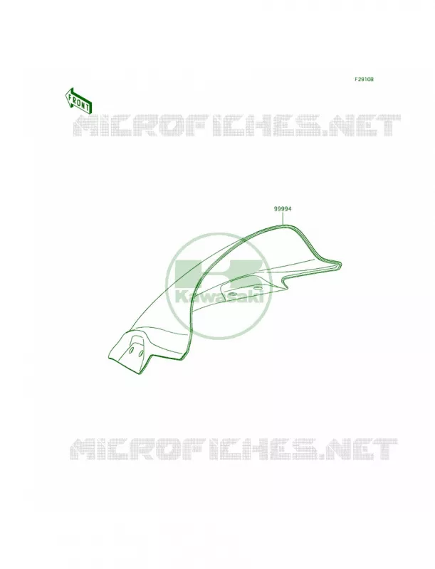 AccessoryWindshield Kawasaki MOTOS 300 2015 Ninja 300 SE  EX300AFFA
