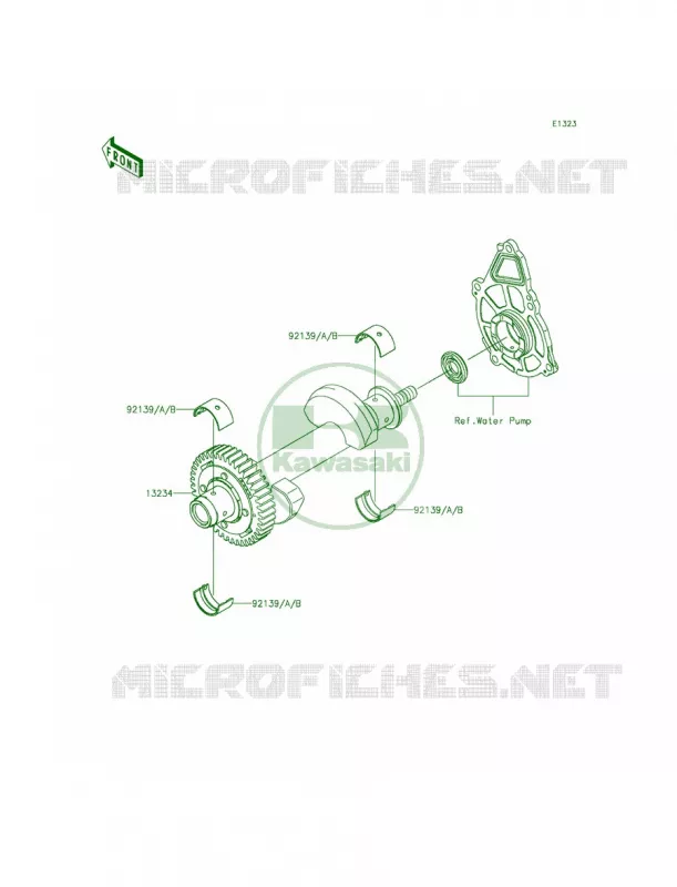 Balancer Kawasaki MOTOS 650 2015 Ninja 650  EX650EFF