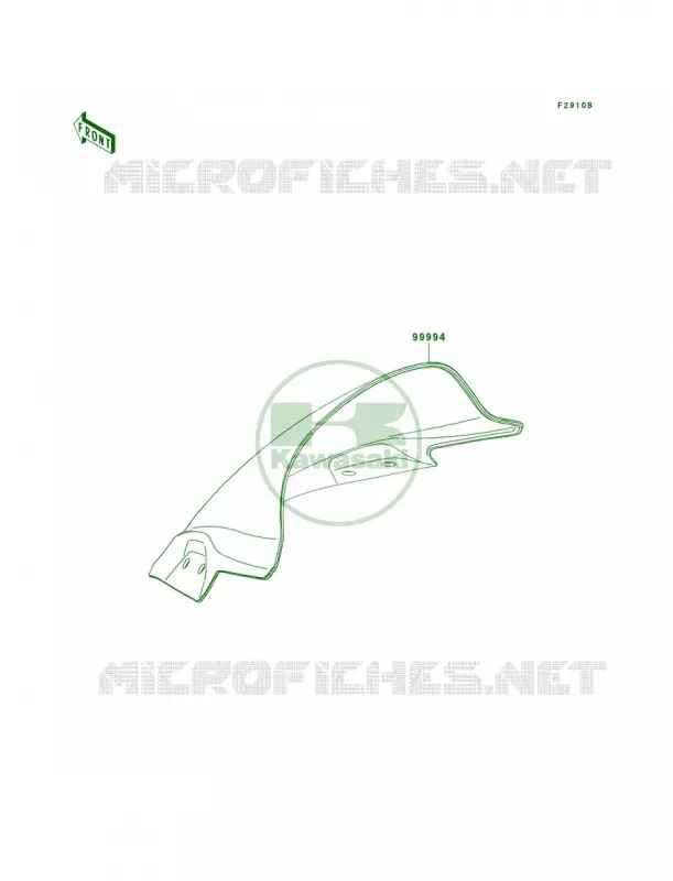 AccessoryWindshield Kawasaki MOTOS 300 2014 Ninja 300  EX300AESA