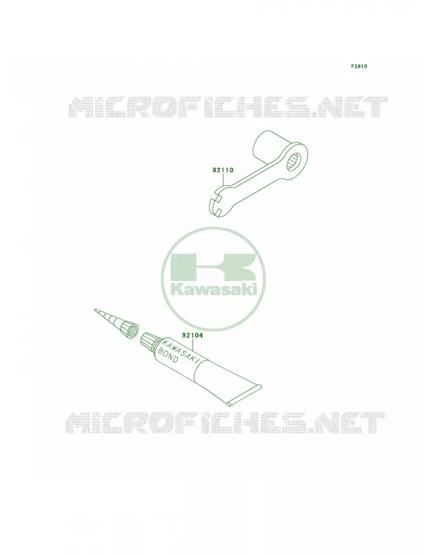 Owner's Tools Kawasaki MOTOS 220 2000 KDX220R  KDX220-A7