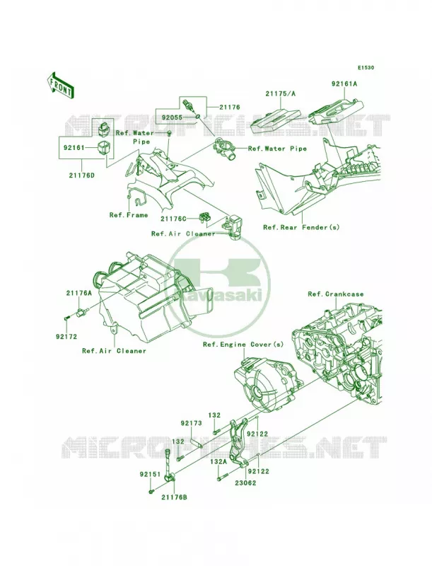 Fuel Injection Kawasaki MOTOS 300 2014 Ninja 300 ABS SE  EX300BEFA