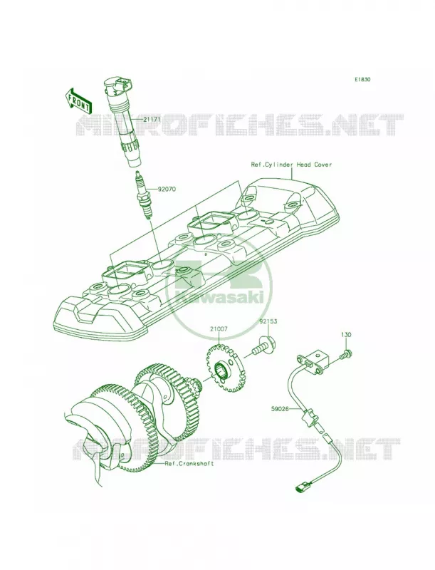 Ignition System Kawasaki MOTOS 1000 2014 Z1000 ABS  ZR1000GEF