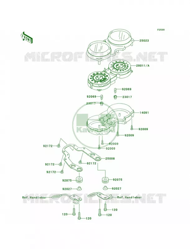 Meters Kawasaki MOTOS 800 2014 W800  EJ800AEFA