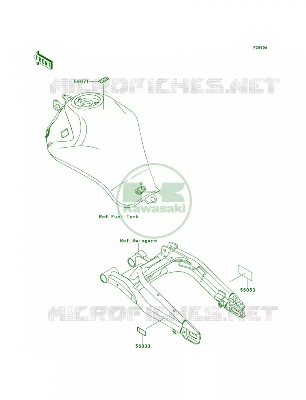 LabelsEDSEEF Kawasaki MOTOS 650 2014 ER-6n  ER650EEF