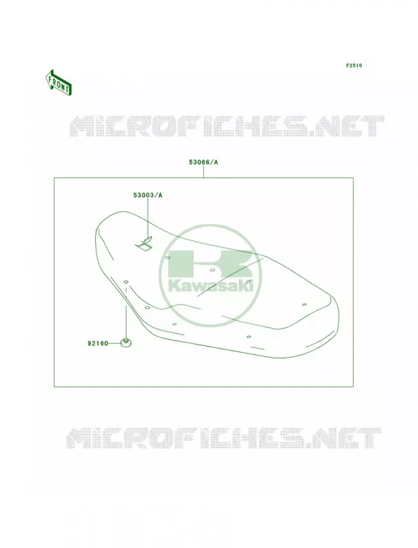 Seat Kawasaki MOTOS 800 2013 W800   EJ800ADF