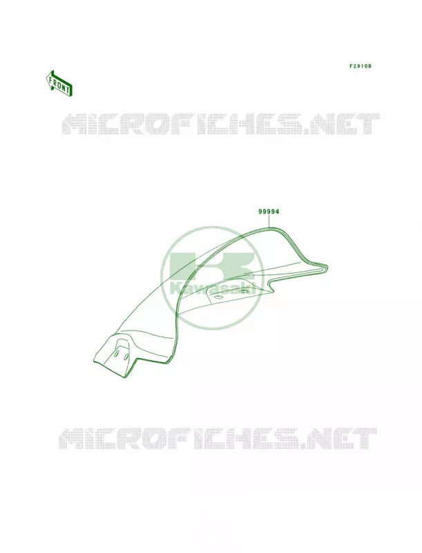 AccessoryWindshield Kawasaki MOTOS 300 2013 Ninja 300   EX300BDF