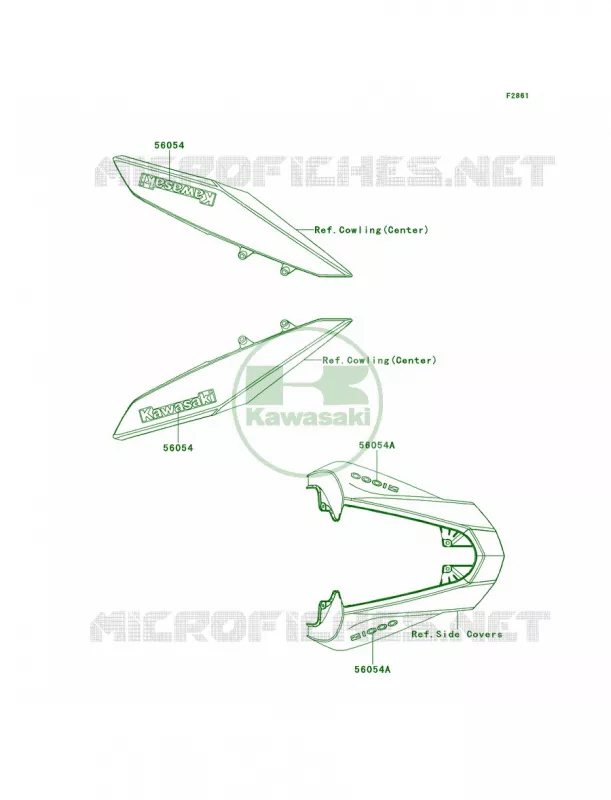 DecalsBlackWhiteDAF Kawasaki MOTOS 1000 2013 Z1000   ZR1000DDF