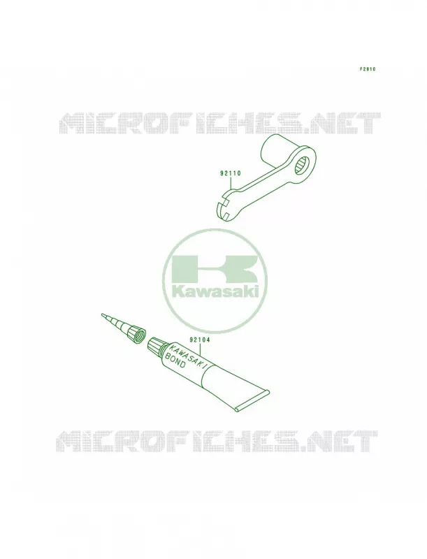 Owner's Tools Kawasaki MOTOS 200 1999 KDX200  KDX200-H5