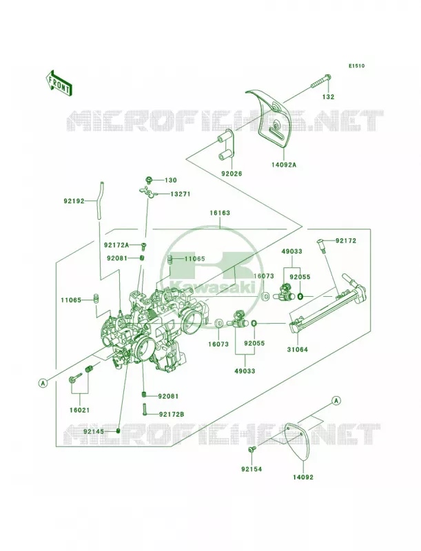 Throttle Kawasaki MOTOS 800 2012 W800   EJ800ACF