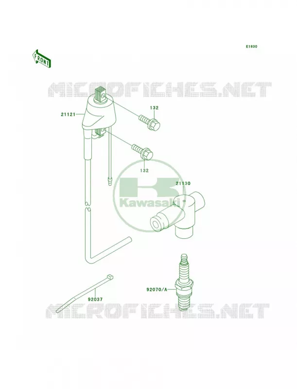 Ignition System Kawasaki MOTOS 220 1999 KDX220R  KDX220-A6