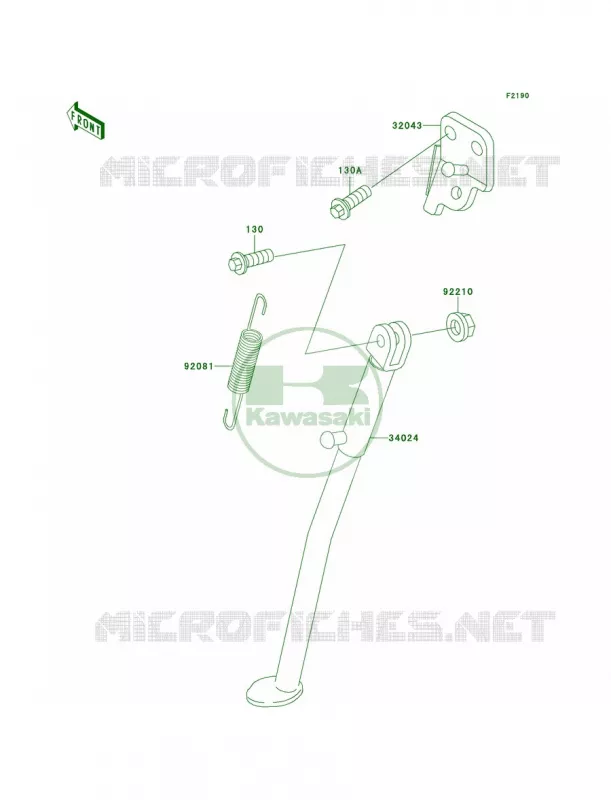 Stands Kawasaki MOTOS 220 1999 KDX220R  KDX220-A6
