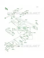 Swingarm pour Kawasaki KLX300R