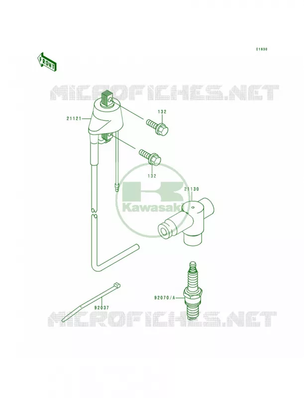 Ignition System Kawasaki MOTOS 200 1998 KDX200  KDX200-H4