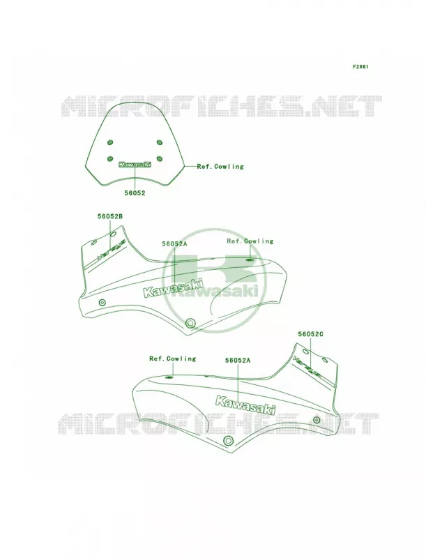 DecalsOrangeEbonyA7F Kawasaki MOTOS 650 2007 Versys   KLE650A7F