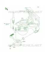 Brake Pedal pour Kawasaki ER-6n 