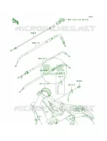 Cables pour Kawasaki ER-6n 